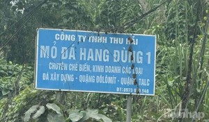 Phú Thọ điều chỉnh dự án khai thác đá Hang Đùng 1 trị giá 47,5 tỷ đồng