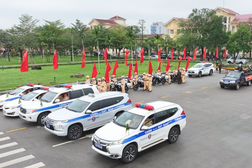 Quảng Trị ra quân cao điểm tấn công, trấn áp tội phạm, bảo đảm an ninh trật tự