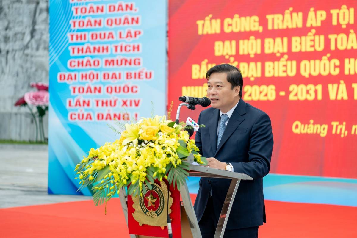 Quảng Trị ra quân cao điểm tấn công, trấn áp tội phạm, bảo đảm an ninh trật tự