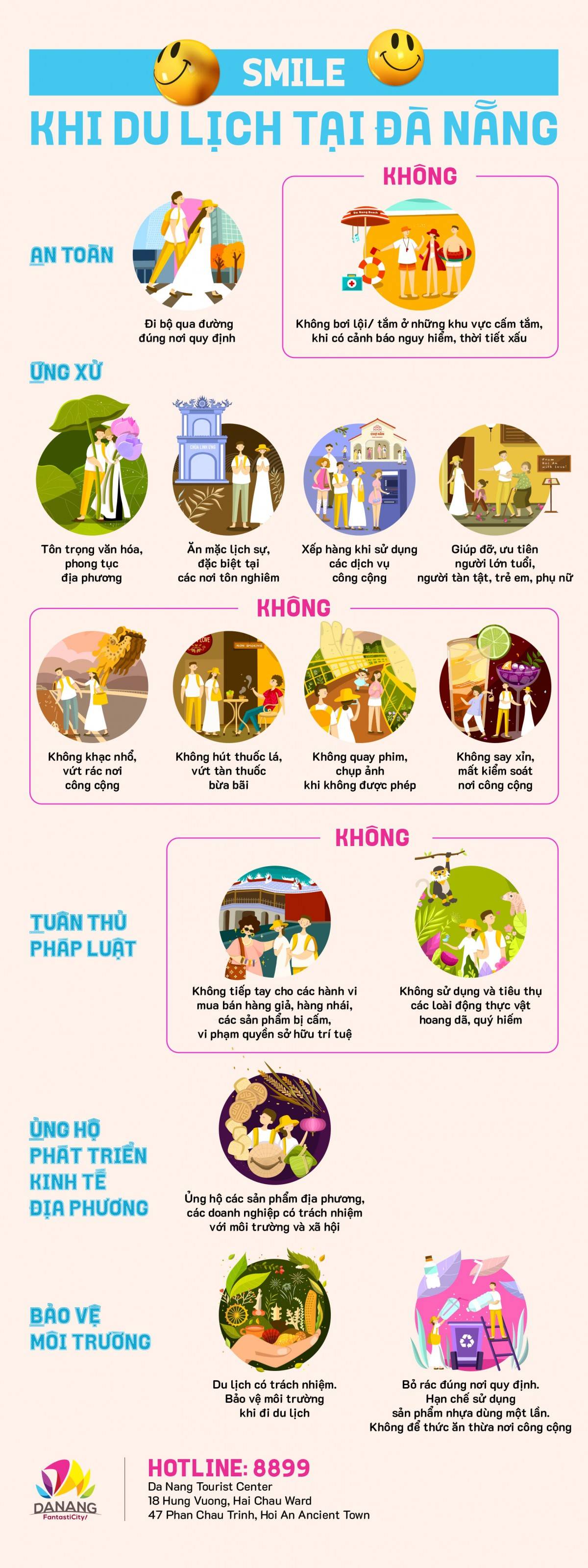 Đà Nẵng ban hành Bộ tiêu chí Văn hóa Du lịch “Da Nang SMILE”