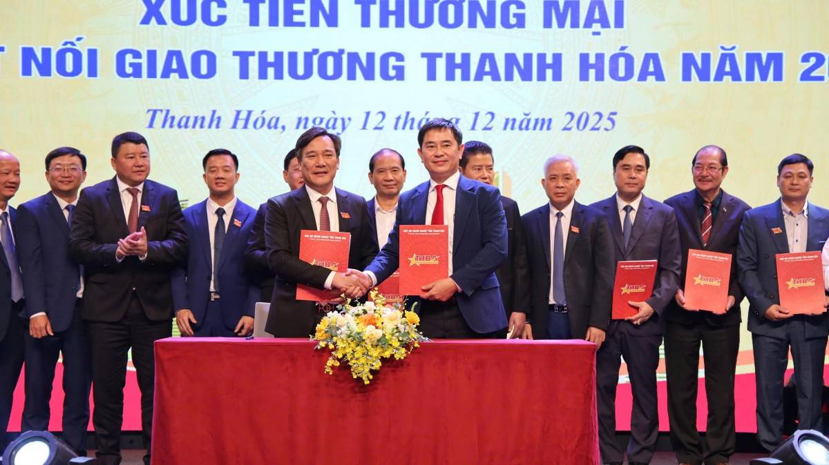 Ký kết hợp tác giữa Hiệp hội Logistics Hải Phòng và Hiệp hội đá Thanh Hóa.