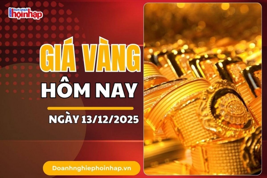Giá vàng hôm nay 13/12: Vàng nhẫn tăng "vọt", chạm đỉnh 154,8 triệu đồng/lượng