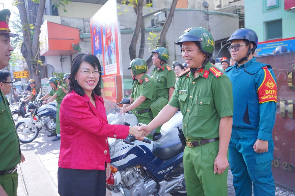 Công an phường Tân Sơn Hoà (TP.Hồ Chí Minh) ra quân mở cao điểm tấn công trấn áp tội phạm, bảo đảm an ninh Tết Bính Ngọ 2026