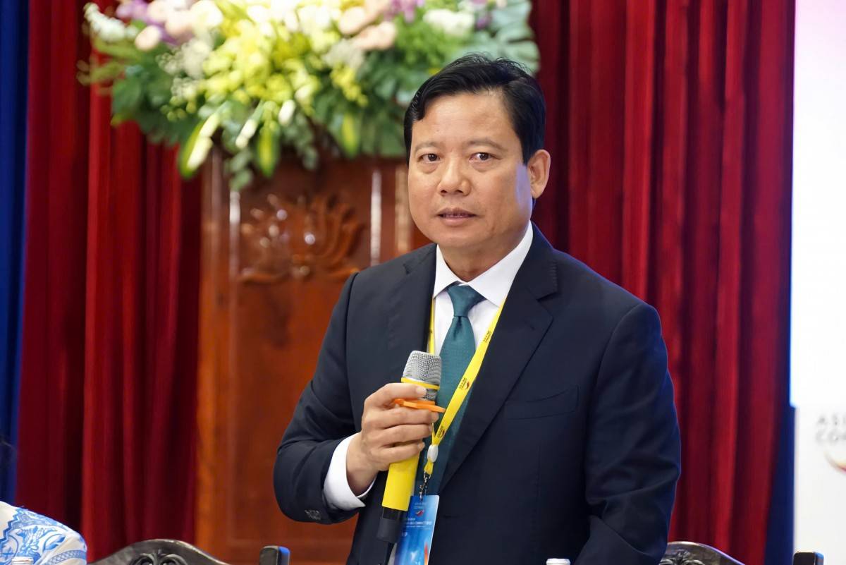 Phó Chủ tịch UBND tỉnh Tây Ninh Phạm Tấn Hòa phát biểu tại Diễn đàn quốc tế ASIA R&D CONNECT 2025