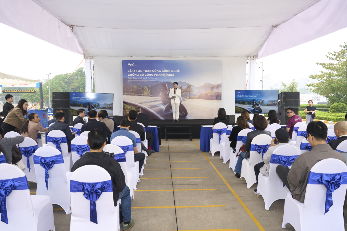 AIP Foundation giới thiệu công nghệ chống bó cứng phanh cho xe máy nhằm nâng cao an toàn giao thông tại Việt Nam