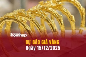 Dự báo giá vàng 15/12: Giá vàng nhẫn, vàng miếng duy trì đà tăng mạnh