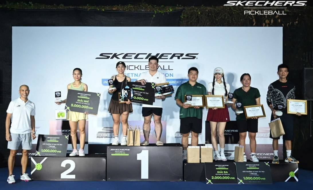 Giải Skechers International Pickleball Tournament 2025 thu hút hơn 200 vận động viên
