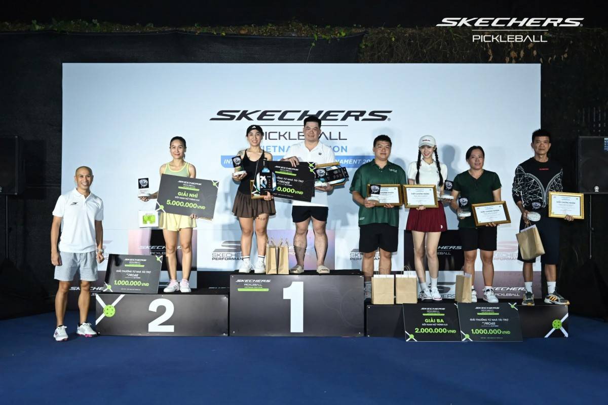 Giải Skechers International Pickleball Tournament 2025 thu hút hơn 200 vận động viên