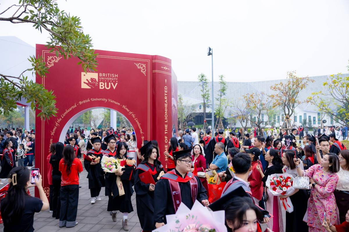Hơn 600 tân khoa BUV kết tinh phẩm chất ‘trái tim sư tử’, góp phần củng cố nguồn nhân sự chất lượng cao cho thị trường quốc tế