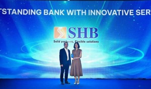 SHB nhận giải Ngân hàng xuất sắc về đổi mới sáng tạo,thúc đẩy thanh toán không tiền mặt
