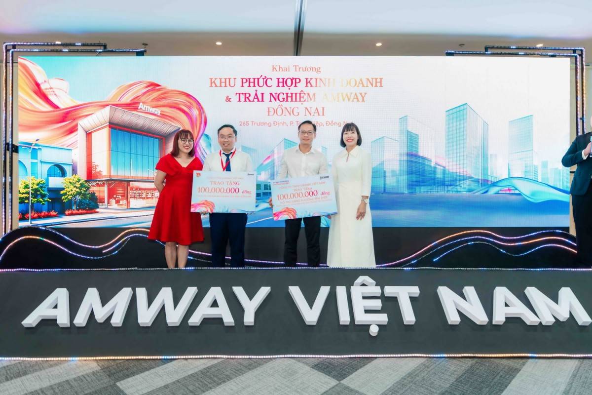 Amway Center Đồng Nai, Amway Việt Nam, khu phức hợp kinh doanh, trung tâm trải nghiệm, logistics Amway 1