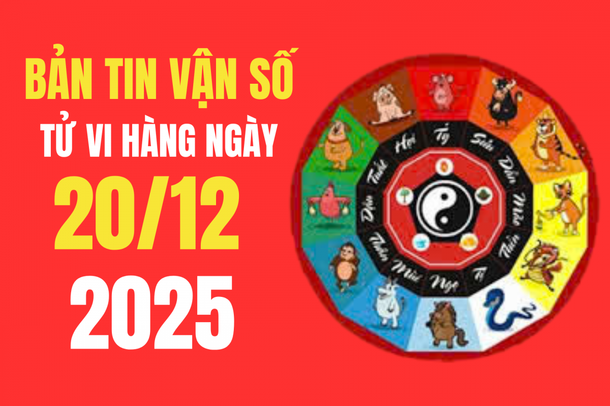 Tử vi - Vận số ngày 20/12/2025: Hướng xuất hành nào giúp rước tài lộc, tránh xui rủi?