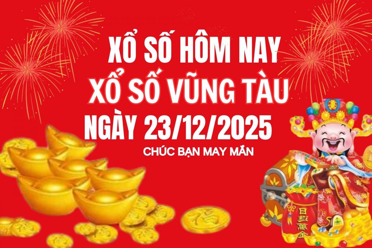 XSVT 16/12, Kết quả xổ số Vũng Tàu hôm nay 16/12/2025, Trực tiếp XSVT ngày 16 tháng 12