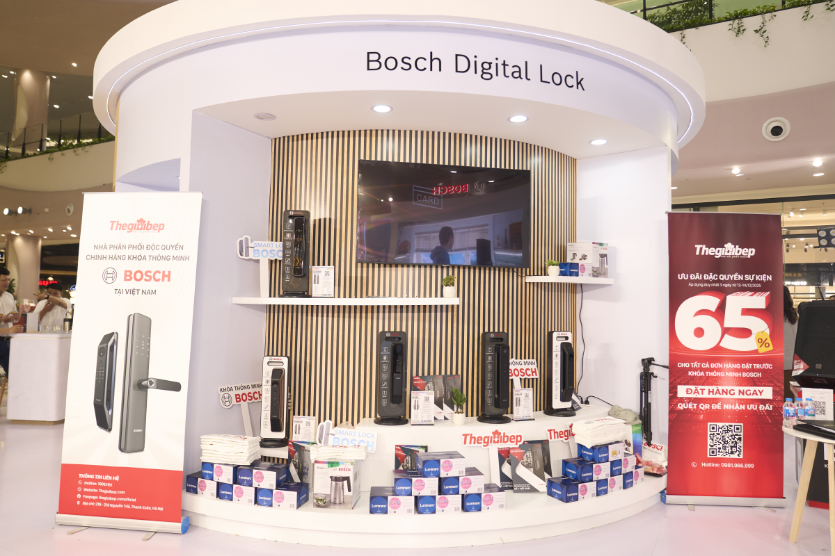 Bosch Việt Nam chính thức gia nhập thị trường khóa cửa thông minh