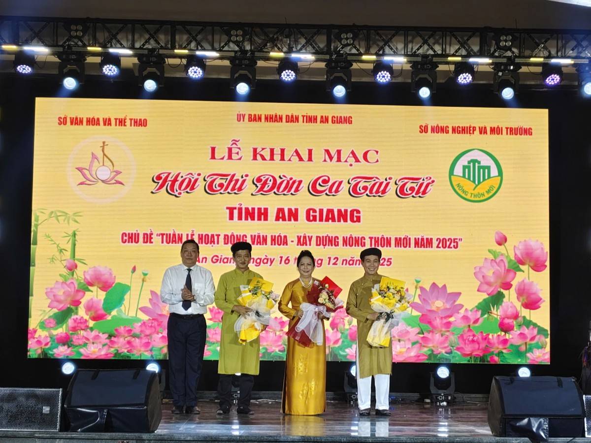 An Giang tổ chức hội thi Đờn ca tài tử Nam Bộ năm 2025