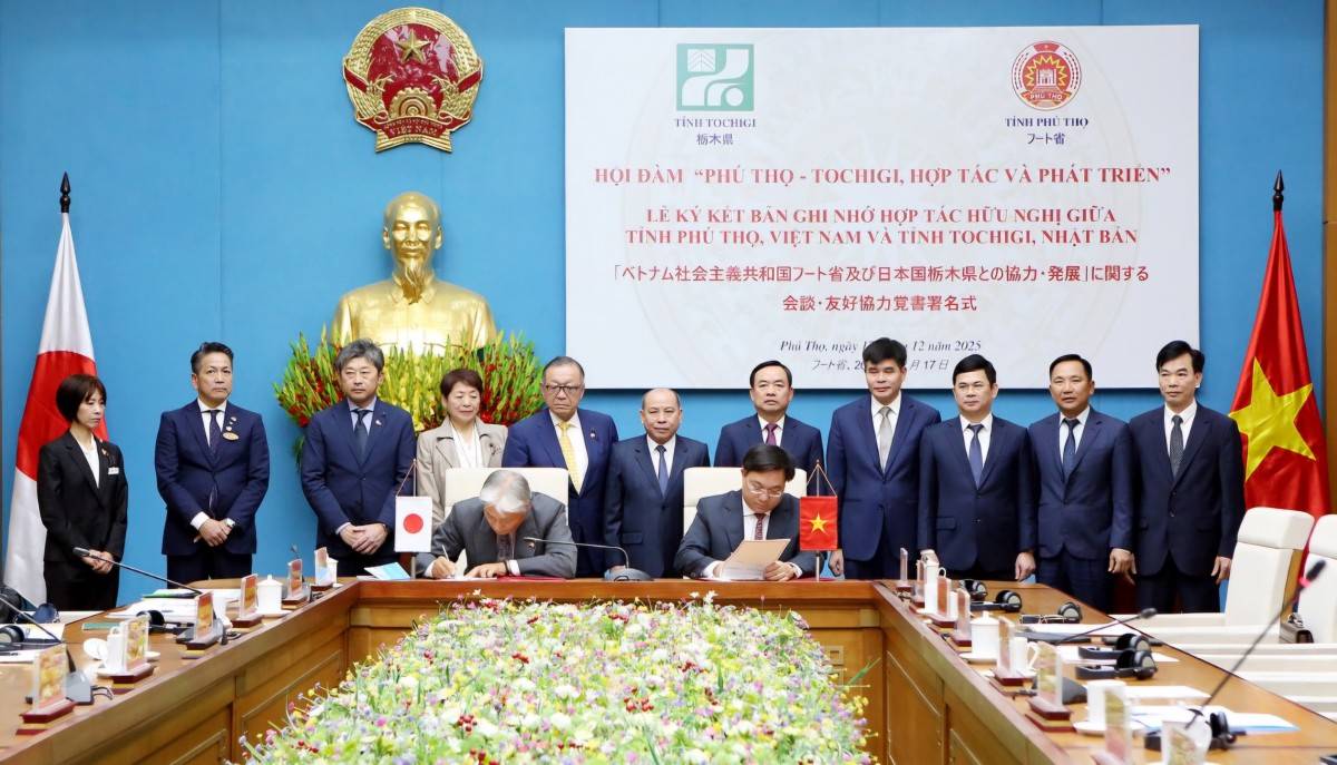 Phú Thọ – Tochigi ký kết hợp tác, mở rộng không gian đầu tư