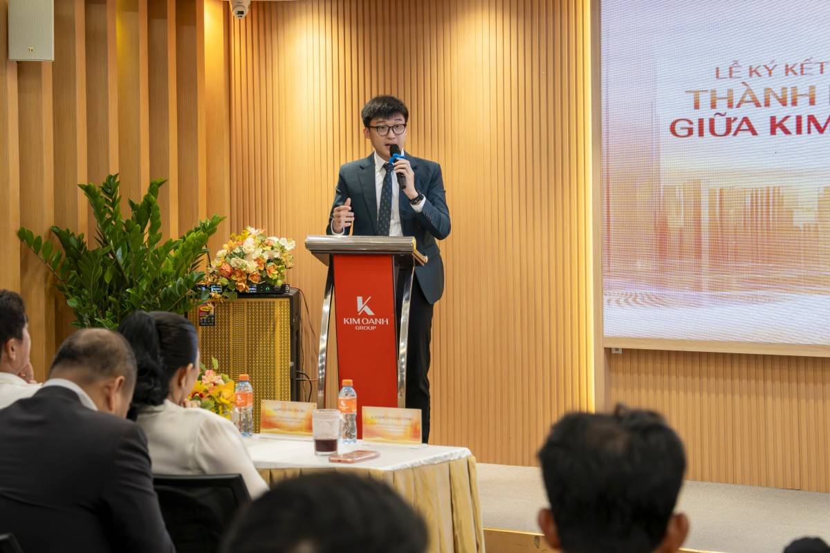 Ông Nguyễn Phú Đức – Thành viên HĐQT Kim Oanh Group chia sẻ về mục tiêu thành lập liên doanh K-City