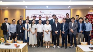 Kim Oanh Group hợp tác đối tác công nghệ, tiên phong ứng dụng AI và Robotic trong quản lý vận hành dự án