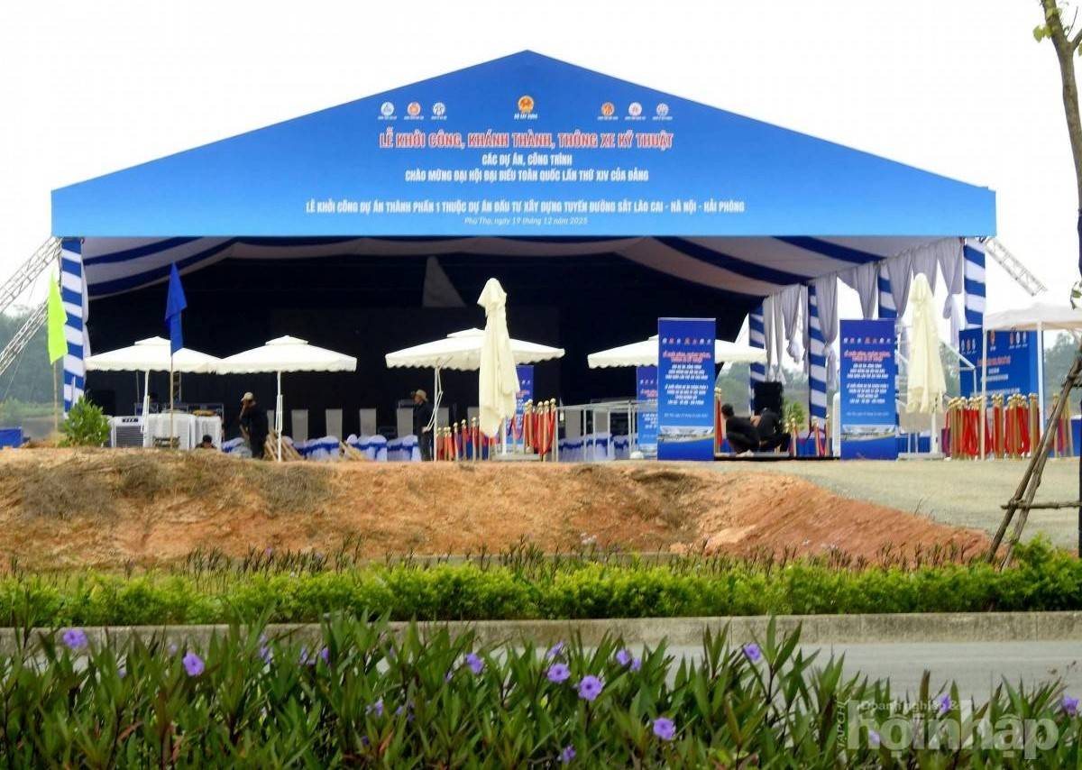 Phú Thọ sẵn sàng cho lễ khởi công đường sắt Lào Cai – Hà Nội – Hải Phòng