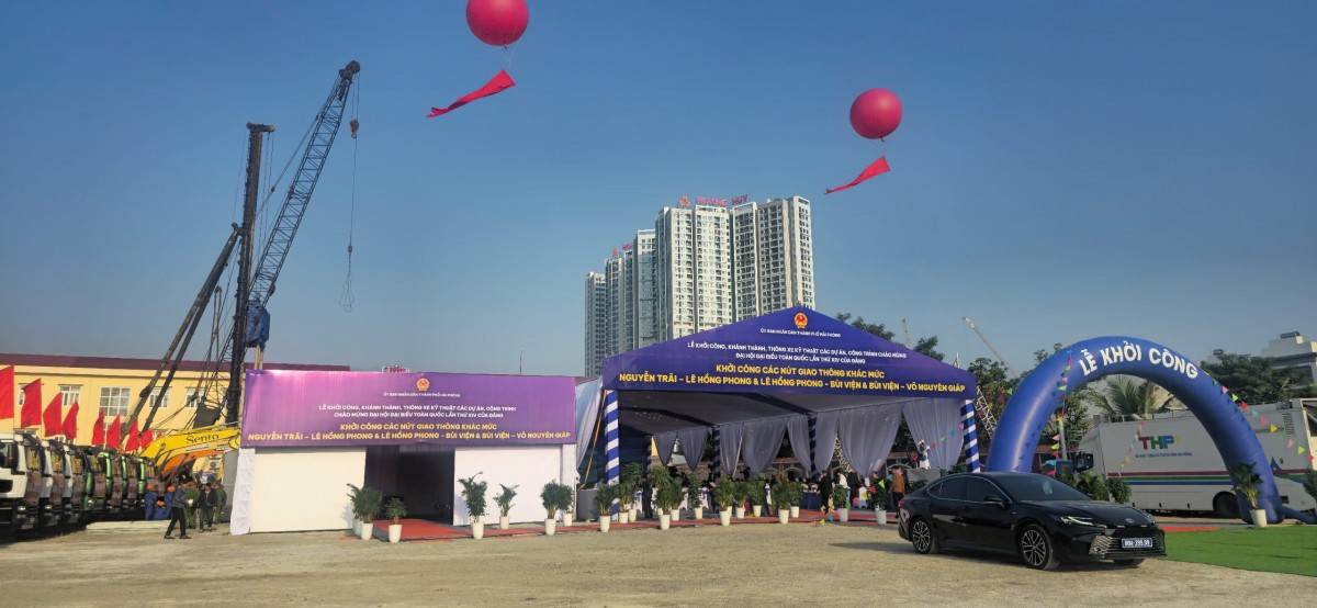 13 công trình, dự án trọng điểm đồng loạt khởi công – khánh thành, Hải Phòng tạo dấu ấn chào mừng Đại hội XIV của Đảng