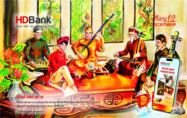 Bộ lịch HDBank 2026 mang hành trình kết nối di sản văn hóa với tương lai số