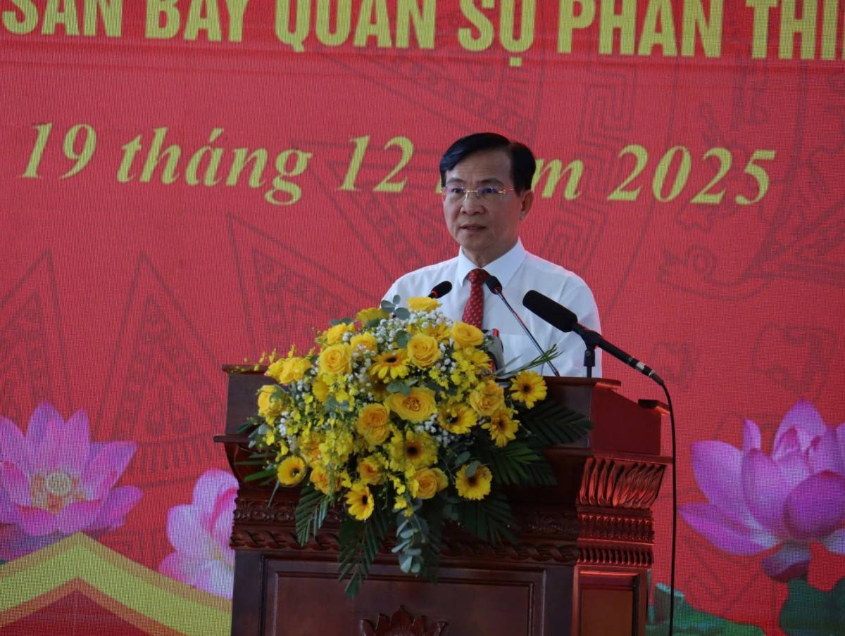 Lễ khánh thành Sân bay quân sự Phan Thiết: Dấu ấn công trình quốc phòng hiện đại