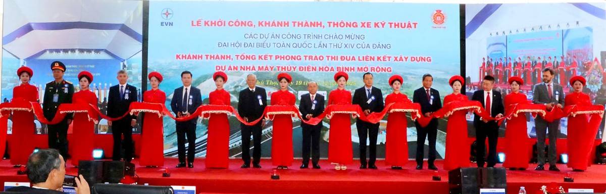 Phú Thọ đồng loạt khởi công, khánh thành 4 công trình trọng điểm chào mừng Đại hội XIV