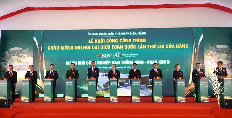 Đà Nẵng: Tập đoàn BIN Corporation khởi công dự án khu công nghiệp hơn 3.373 tỷ đồng