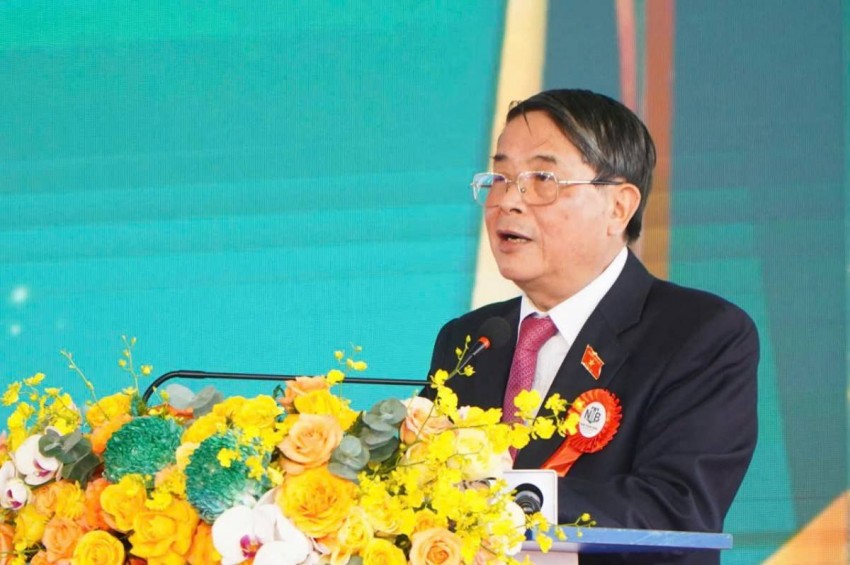 Ông Nguyễn Đức Hải, Phó chủ tịch Quốc hội phát biểu tại buổi lễ.