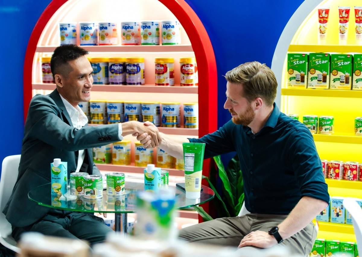 Vinamilk tại Hội chợ ThaiFex 2025 - Ảnh: Vi Nam