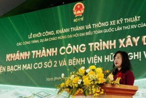 Khánh thành Bệnh viện tuyến cuối quy mô quốc gia Bạch Mai và Việt Đức cơ sở 2