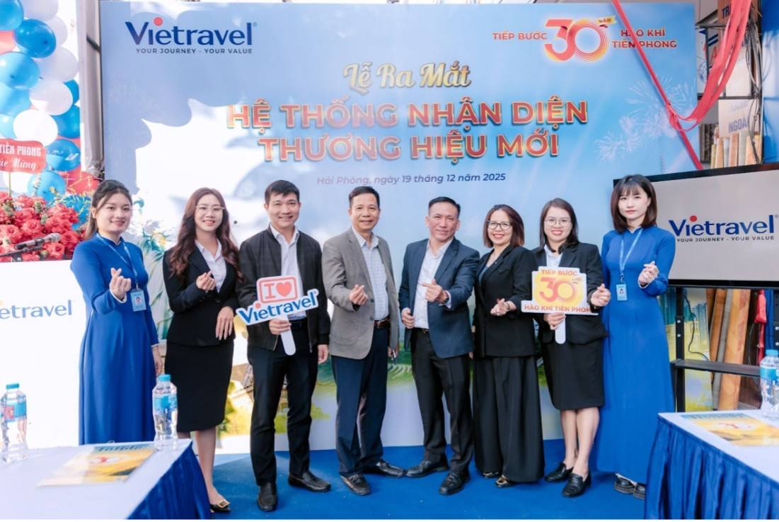 Từ 30 năm bản lĩnh đến thập kỷ bứt phá: Vietravel công bố nhận diện thương hiệu mới