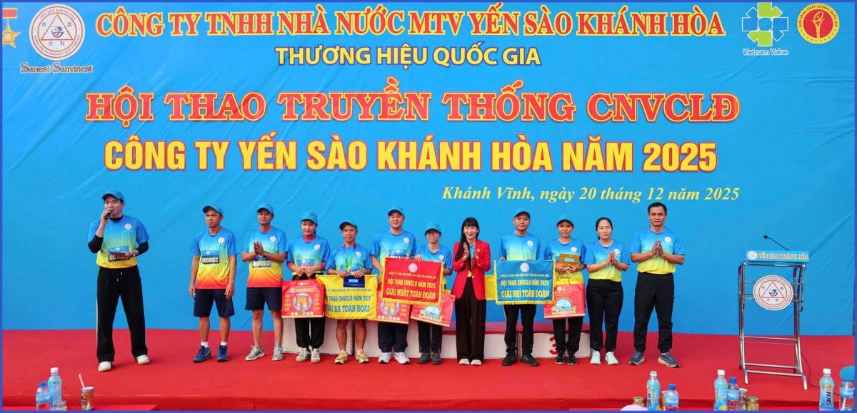 Yến Sào Khánh Hòa liên tục được vinh danh trong năm 2025 tại các sự kiện, giải thưởng uy tín.