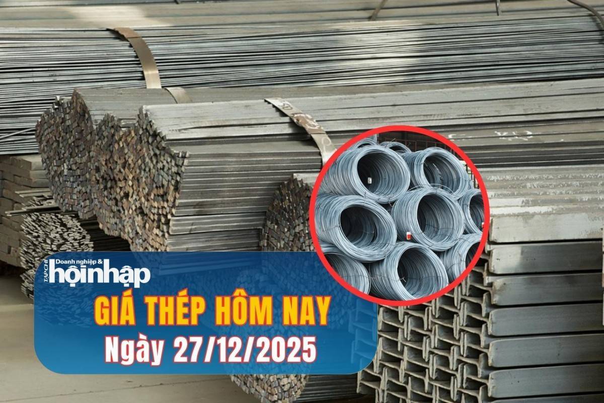 Giá thép hôm nay 27/12/2025: Áp lực dư cung khiến thị trường chao đảo