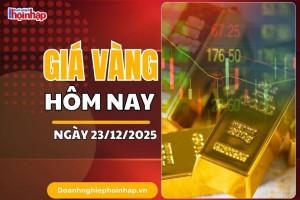 Giá vàng hôm nay 23/12: Vàng nhẫn, vàng miếng "quay xe" tăng mạnh