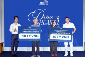 ACB tổ chức giải golf “Drive with Heart 2025”, quy tụ gần 20 tỷ đồng cho y tế và giáo dục