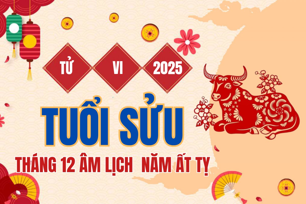 Tử vi tuổi Sửu tháng 12 (âm lịch) năm 2025: Vận trình chậm mà chắc, cẩn trọng tiền bạc