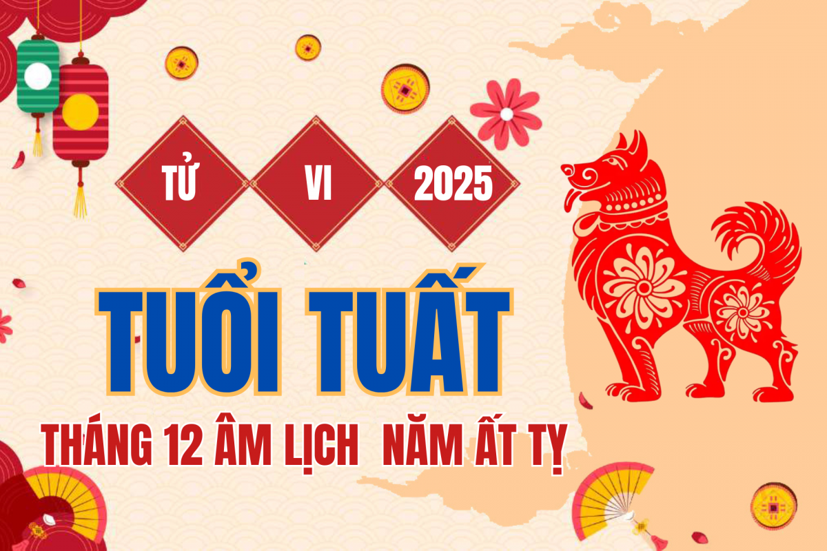 Tử vi tuổi Tuất tháng 12 (âm lịch) năm 2025: Công việc thuận lợi nhưng đừng chủ quan với tiểu nhân