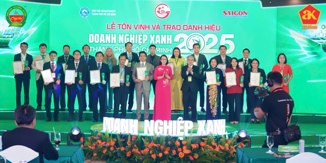 AK FOOD đoạt giải Doanh nghiệp Xanh TP.HCM năm thứ 3 liên tiếp