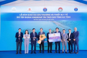 Vingroup hỗ trợ Hà Tĩnh chuẩn hóa cấp cứu ngoại viện từ phương tiện đến con người
