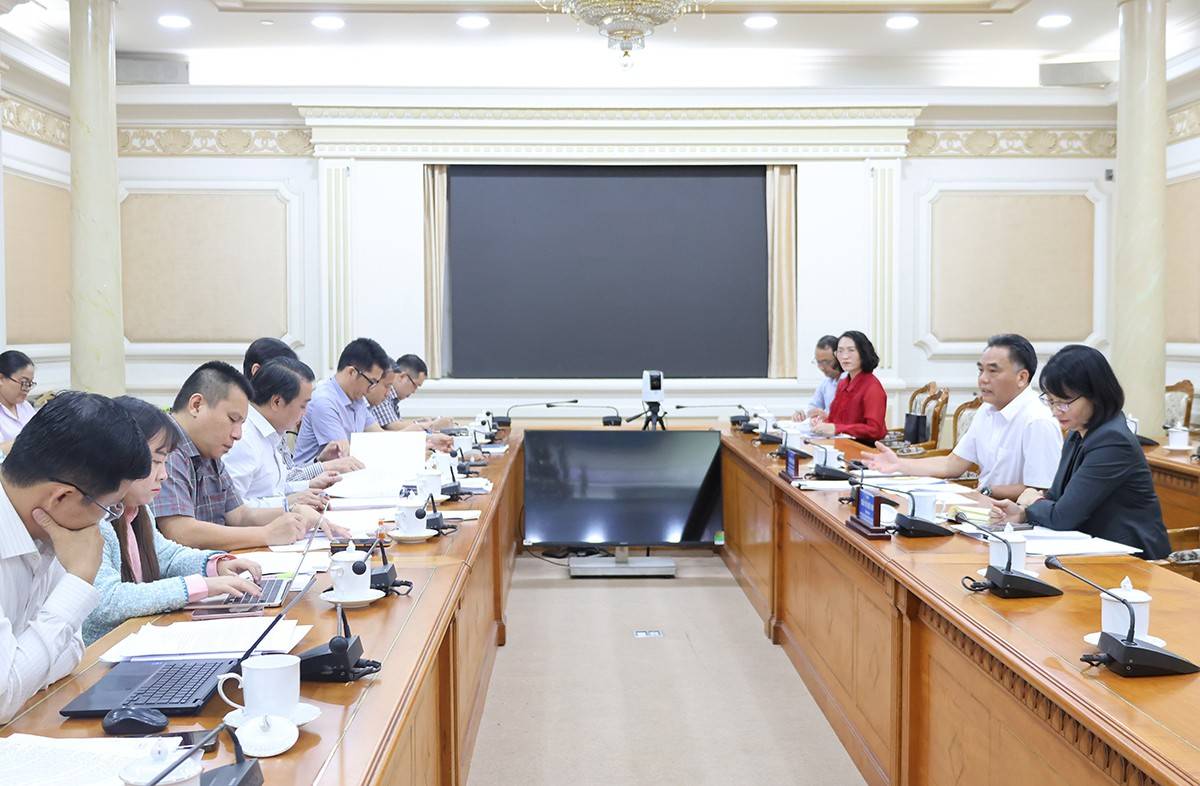 Toàn cảnh cuộc họp. Ảnh- CCTĐT TP.HCM