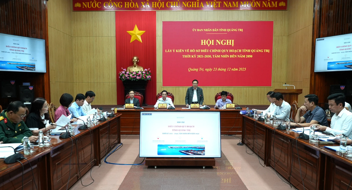 Hoàn thiện điều chỉnh Quy hoạch tỉnh Quảng Trị theo hướng phát triển bền vững, dài hạn