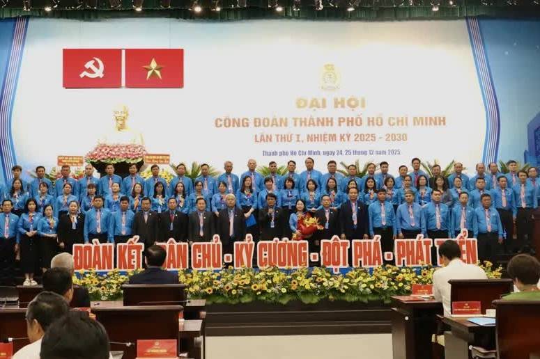 Đại hội Công đoàn TP. Hồ Chí Minh lần I: Kiện toàn bộ máy, định hướng đổi mới hoạt động nhiệm kỳ 2025–2030