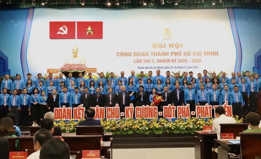 Đại hội Công đoàn TP. Hồ Chí Minh lần I: Kiện toàn bộ máy, định hướng đổi mới hoạt động nhiệm kỳ 2025–2030