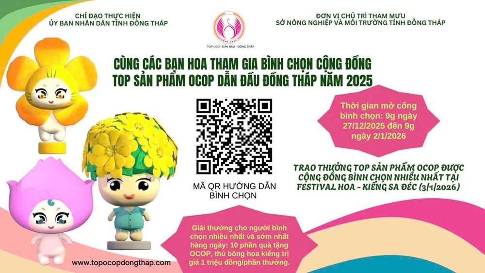 Mã QR hướng dẫn bình chọn
