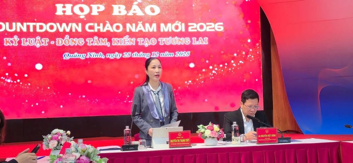Quảng Ninh rộn ràng đón năm mới với Chương trình nghệ thuật Countdown 2026