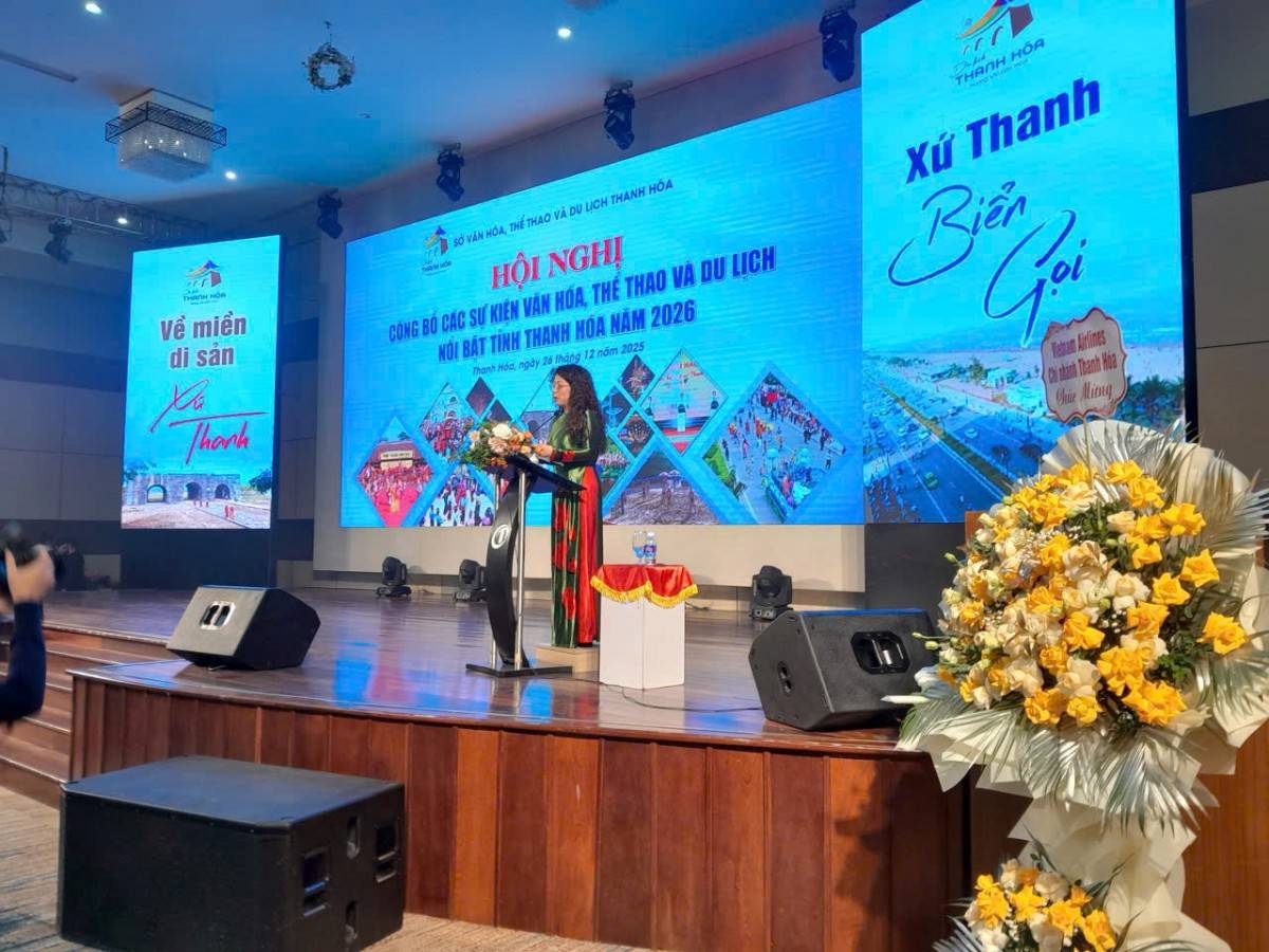 Thanh Hóa đón 16,28 triệu du khách năm 2025, đặt mục tiêu vượt 18 triệu trong 2026