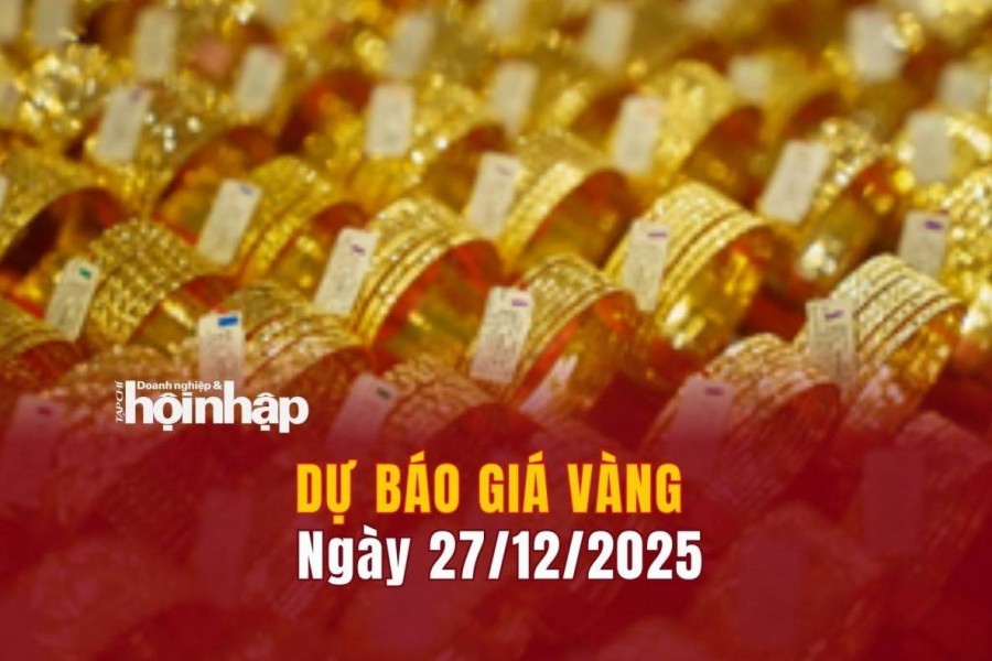 Dự báo giá vàng 27/12: Giá vàng nhẫn, vàng miếng "bật" tăng