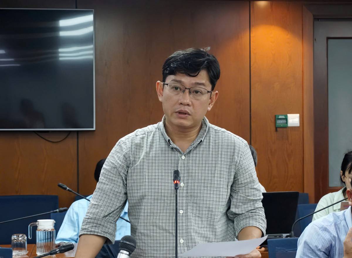Ông Vũ Văn Dũng - Phó phòng phát triển đô thị, Sở Xây dựng TP. Hồ Chí Minh (Ảnh: Uyển Nhi)