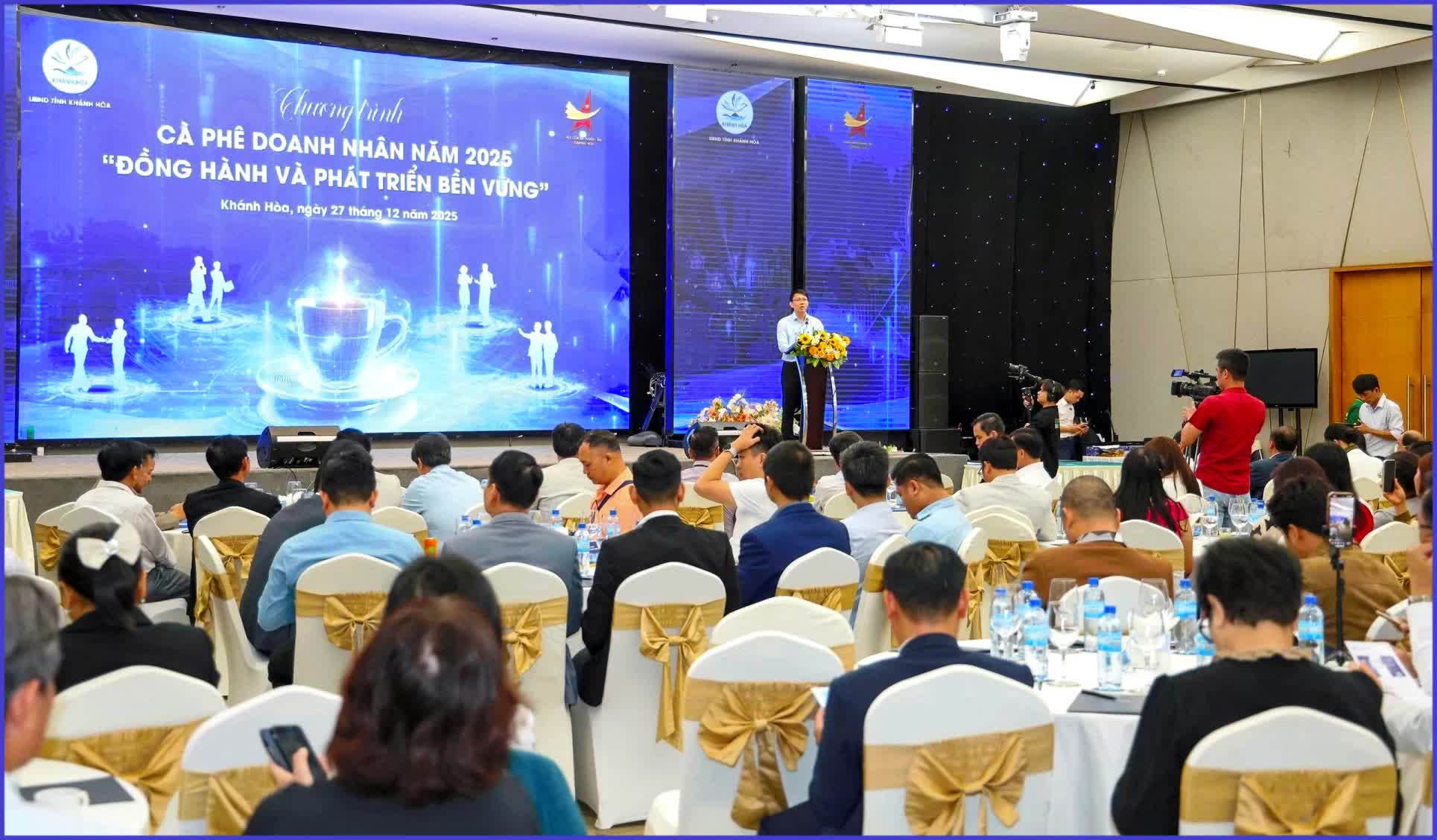 Khánh Hòa: 200 doanh nghiệp dự Cà phê Doanh nhân 2025, bàn giải pháp phát triển bền vững